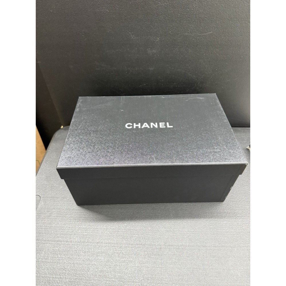Chanel Authentic Empty Black  Box 13" x 8" x 6" (1664)